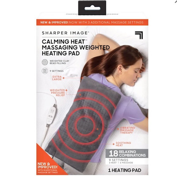 Shaper Image Other Sharper Image Weighted Heating Pad Massaging